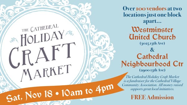 Join us at the 2023 Cathedral Holiday Craft Market